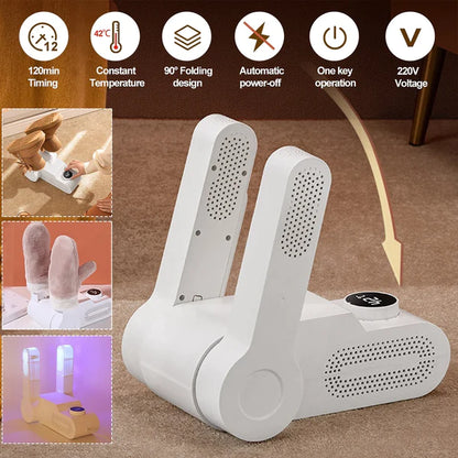 Shoe Dryer Folding Retractable Smart UV